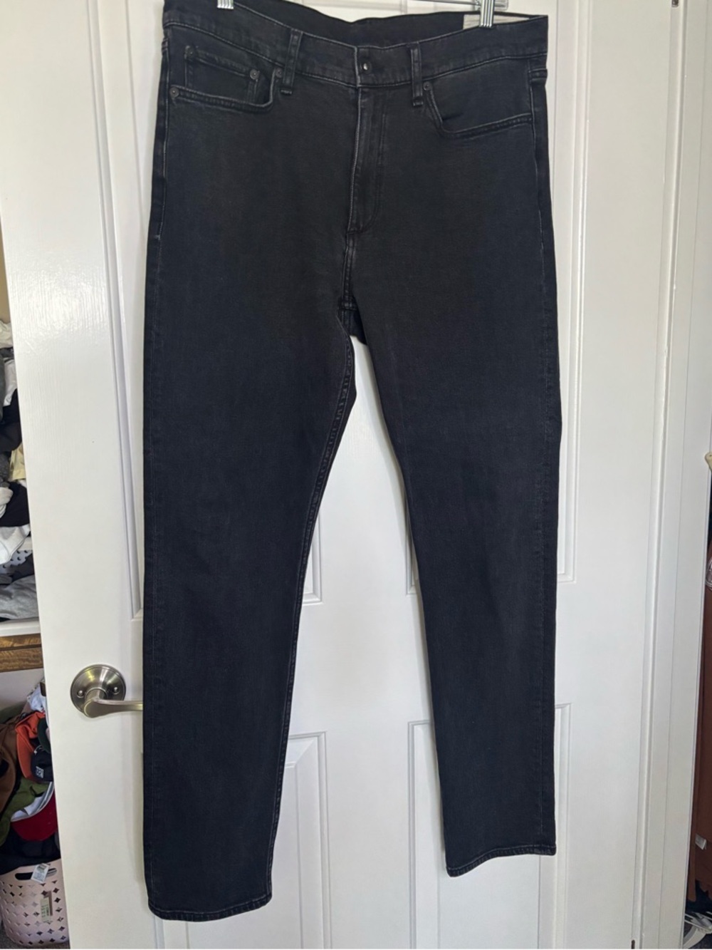 EUC rag & bone Fit 2 Slim Black Men's Jeans size 34x32